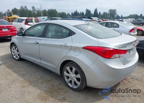 2011 Hyundai Elantra Limited from USA, damaged, VIN 5NPDH4AE7BH019324